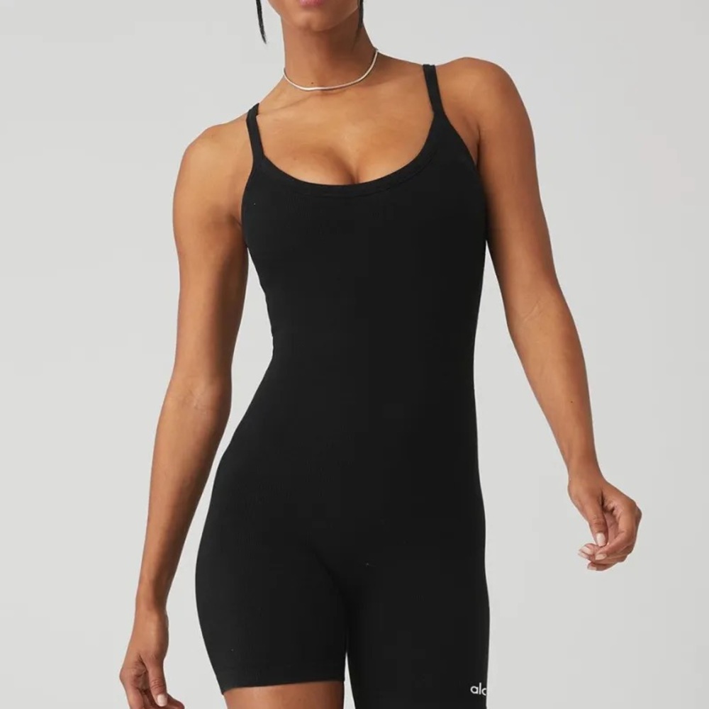 Alo Yoga Black Bodysuit